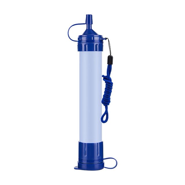 Paille de purification d'Eau portable pour l'Extérieur Randonnée camping Urgence Survie Paille Pratique Purificateur d'Eau simple Sédiment Microorganisme Sédiment filtration Physique Purificateur d'Eau