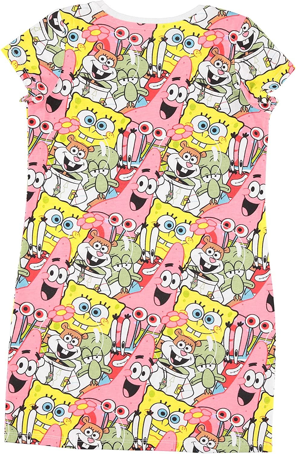 SpongeBob SquarePants Girls T-Shirt Dress- sizes XS4-5-XL14-16 - Walmart.com