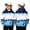 Blue, variant on FASHOFT Ice Cream Graphic Hoodies for Boys Pullover Sweatshirt Long Sleeve Youth Hooded Top Baseball Gift Casual Streetwear Everyday Fall Outfits Red 7-8 Years