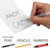 LotFancy Self-Peel 500Pcs Sticky Name Tag Stickers, 3.5x2.25 in ...