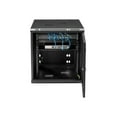 thumbnail image 4 of StarTech.com 12U 19" Wall Mount Network Cabinet, 4 Post 24" Deep Hinged Server Room Data Cabinet- Locking Computer Equipment Enclosure with Shelf, Flexible Vented IT Rack, Pre-Assembled - 12U Vented Cabinet (RK1232WALHM) - Rack enclosure cabinet - wall mountable - black - 12U, 4 of 7