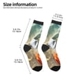 thumbnail image 2 of Rocae Seashell On The Beach for Girls Boys Crew Socks,Children's Socks, Kids Socks, Toddler Socks: Daily Wear with Kids School Uniform, 2 of 5