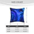 thumbnail image 4 of ZNDUO Throw Pillow, 20"x20" Bed Pillow and Couch Pillows - Indoor Decorative Pillows，Purple Blue Nebula Throw Pillow, 4 of 8