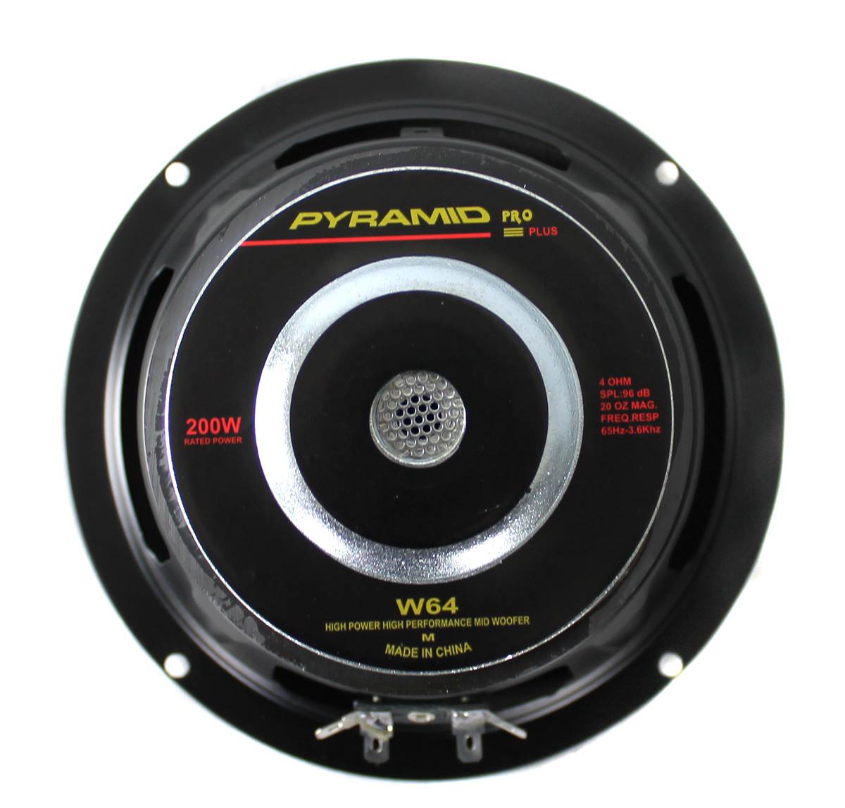 Pyramid W64 6.5" 200 Watt Car Audio Midrange/Mid Bass Poly Woofer Speaker - image 5 of 5