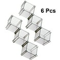 thumbnail image 5 of 6 cajas organizadoras prácticas para guardar calcetines y ropa interior con cajón de celosía para el hogar (gris), 5 of 5