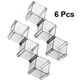 thumbnail image 5 of 6 cajas organizadoras prácticas para guardar calcetines y ropa interior con cajón de celosía para el hogar (gris), 5 of 5