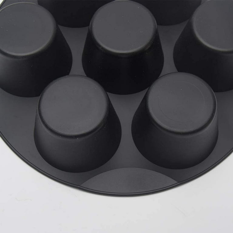 Silicone Air Fryer Mold 7-Cavity Cupcake Muffin Baking Cups Cake Pan S/L