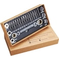 thumbnail image 1 of Ensemble de 23 Pcs de Clés à Cliquet à Angles Multiples, Ensemble d'Outils de Manchon, Outil de Réparation pour Inspection Auto, Ensemble d'Outils Pratiques Polyvalent de Haute Précision, 1 of 7
