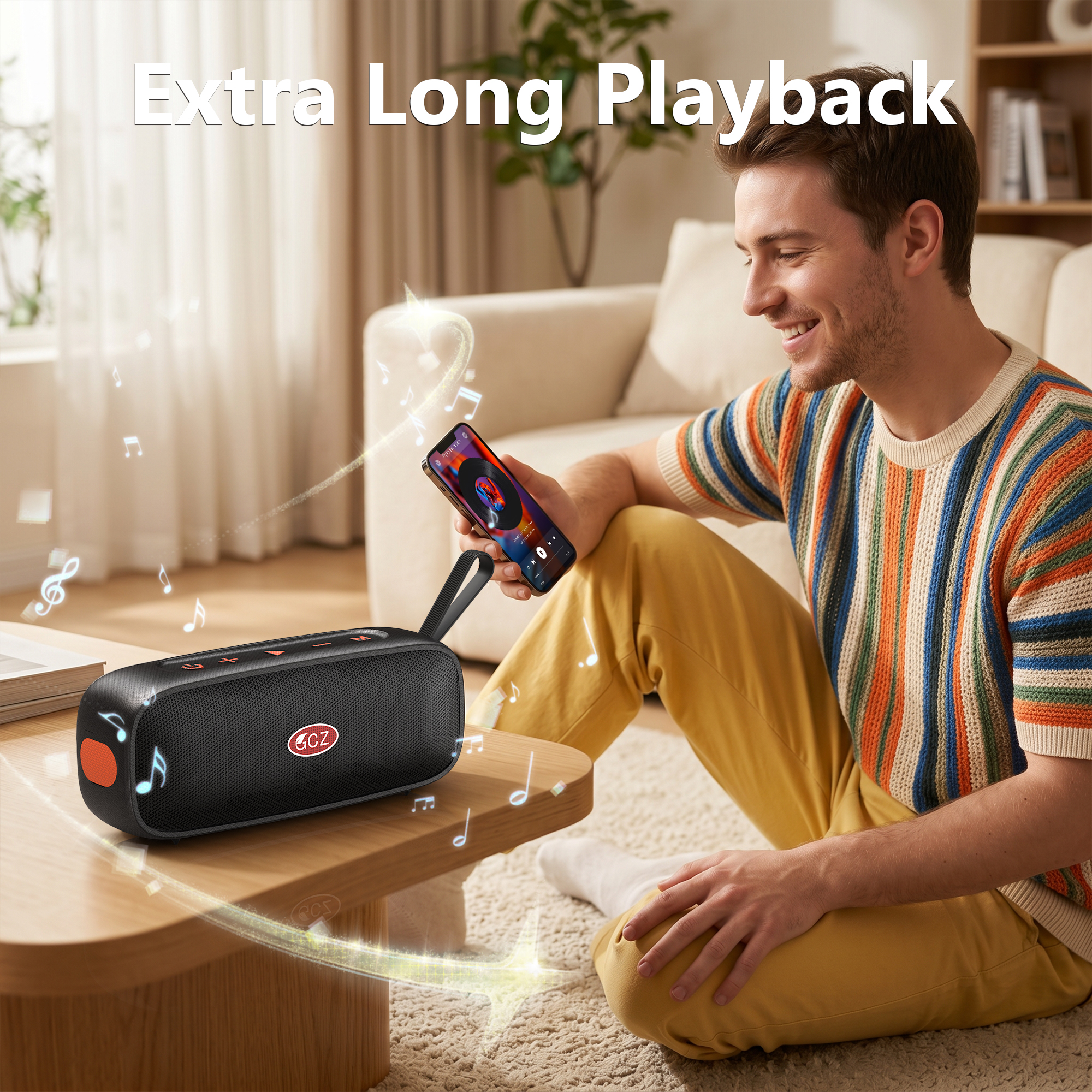GCZ Portable Bluetooth Speaker 40W IPX7 Waterproof photo 4