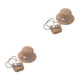 thumbnail image 2 of Sonducket 2 piezas Sombrero para el sol para niñas con protección para el cuello Manténgase fresco y protegido Sombreros de paja y conjuntos Type1 NO1, 2 of 6