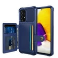 thumbnail image 1 of Nalacover Wallet Case for Samsung Galaxy A73 5G Multifunctional Design Back Case, Rugged PC Luxury PU Leather Magnetic Car Mount Cover with Card Slots Holder Shockproof Lens Protective Case, Darkblue, 1 of 7
