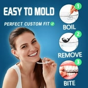 KOHEEL Custom Clear Dental Guard for Nighttime Teeth Grinding, Mouth Guard Stops Bruxism 4 Count