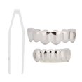 thumbnail image 4 of Dioche Teeth Set,Brass Teeth,Shiny Teeth Hip Hop Prop Teeth Accessory Decoration For Party Gift, 4 of 8