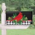 thumbnail image 2 of Collections Etc Evergreen Flag Indoor Outdoor Dcor for Homes Gardens and Yards Merry Christmas Cardinal Mailbox Cover, 2 of 2