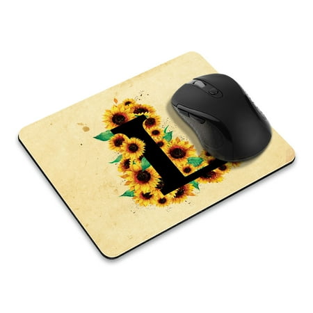 WIRESTER 8.66x7.08 in Rectangle Mouse Pad with Non-Slip Rubber Base for Computers  Laptop  Office & Home - Sunflower Vintage L price history on PriceWatchPro