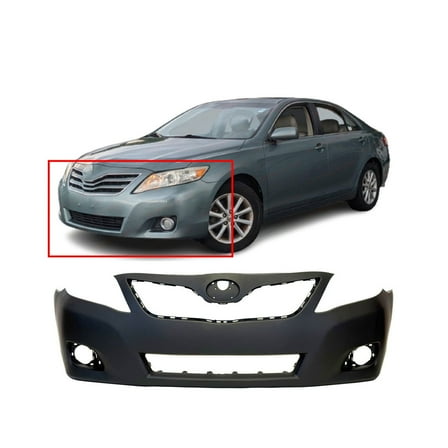 DCP Primed Front Bumper Cover Fascia for 2010-2011 Toyota Camry LE XLE 5211906958
