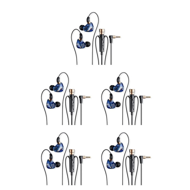 sweethay Auriculares con cable para PC, auriculares internos portátiles de 3,5mm para interiores y exteriores, transmisión en vivo de vídeo, Type2 NO2
