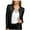 Black, variant on Meichang Cropped Tops for Women Long Sleeve Open Front Cardigan Shrug Blazer Solid Sequins Glitter Crop Jacket Party Clubwear