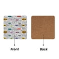 thumbnail image 2 of Xecao Hello for MDF Cork Coaster 4 Pcs,Drink Coasters,Suit for House Warming Gifts New Home ,Coffee Table Decor-Square, 2 of 7