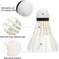 thumbnail image 3 of 3pcs Badminton Shuttlecocks Indoor Sports Balls Windproof with Great Stability Durability High, 3 of 8