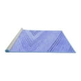 thumbnail image 2 of Ahgly Company Machine Washable Indoor Rectangle Abstract Blue Contemporary Area Rugs, 3' x 5', 2 of 4