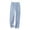 Blue, variant on Wenyuyu Women's Pajama Trousers Lightweight Elastic High Waist Homewear Pants Lounge Comfort Solid Color Ribbed Knit Pants