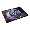 thumbnail image 2 of MKHERT Planet Earth and Stars in Space Galaxy Doormat Rug Home Decor Floor Mat Bath Mat 23.6x15.7 inch, 2 of 3