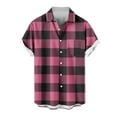 thumbnail image 1 of YanHoo Beach Hawaiian Shirts for Men Short Sleeve Men's Collared Button-Down Hawaiian Style Beach Shirts, 1 of 6