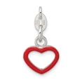 thumbnail image 4 of FB Jewels Sterling Silver Enameled Heart Charm, 4 of 4