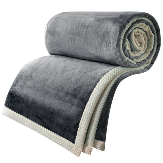 Binwennn Double Padded Blanket Flannel Blanket Quilt Winter Sheets Blanket Nap Blanket Comfort Throw Blanket Blankets Pack Full Size Blanket Throw Blanket with Tassels Extra Blanket Thick Blanket