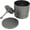 Grey, variant on ABCISI Espresso Blind Shaker, 58mm Aluminum Alloy Anti Flying Coffee Powder Rings Dosing Rings Press Espresso Stirrer Tool Coffee Dosing Cup for Home and Commercial Use (Black)