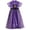 Purple, variant on Girls' Frozen Fantasy Nightgown Princess Elsa Dress Pajama, Purple - Anna Frozen 2, Size 4T