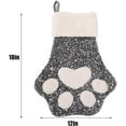 thumbnail image 5 of Dalrosia Sequin Christmas Pet Stockings Cat Dog Paw Pattern Fireplace Hanging Stockings for Christmas Fireplace Tree Decor, 5 of 5