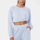 thumbnail image 2 of Conjunto de Pantalones Mujeres Outfits de 2 Piezas Vestido Casual de Color Sólido Bolsillo Deportivo Suelto Pantalones de Manga Larga Blusas de Cuello Redondo Conjunto Superior Conjunto de Pantalones, 2 of 6