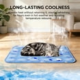 thumbnail image 4 of Pet Cooling Mat, Instant Cool Gel Pad for Dogs & Cats, Summer Instant Chill No Refrigeration, Portable Reusable Sleeping Bed (60*90cm/23.62*35.43in), 4 of 11