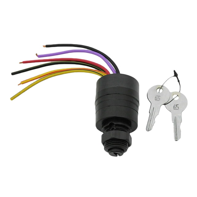 Interruptor de llave de encendido, 6 conectores 87-88107 Reemplazo 87-88107A5 Se la la adaptaciónción a de control del motor Zulema interruptor de llave