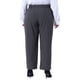 thumbnail image 3 of Conjuntos de trabajo de oficina para mujeres de tallas grandes Agnes Orinda, pantalones de negocios casuales de cintura alta y rectos con bolsillo 3X en gris, 3 of 6