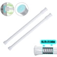 thumbnail image 1 of EIGTHTAIL Spring Tension Rods  11.8”-27.6” Adjustable Curtain Tension Rod  Spring Load Expandable Heavy Duty Small Short Tension Closet Rod for Windows  Kitchen  Doorway  Bathroom  Cupboa, 1 of 9
