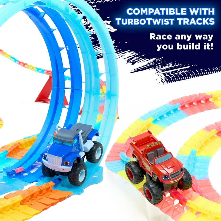 JitteryGit Blaze and the Monster Machines Monster Truck Turbo Racers - Nickelodeon Official Toy for Kids Ages 3–8