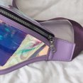 thumbnail image 7 of Transparent Waist Bag Waterproof Mini Fanny Pack Iridescent Belt Bag with Adjustable Strap for Women Men Travel Fitness Outdoor Use, 7 of 7