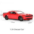 thumbnail image 4 of Police Car Toys for Boys Age 3-12 1:32 Hellcat Toy Cars Diecast Metal Car Model with Light & Sound Collectable Muscle Cars for Kids 3+ Year Olds, 4 of 7