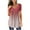 Pink, variant on asdoklhq 2023 Womens Plus Size Clearance Women Fashion V- Neck Gradient Printed Tunic Tops Buttons Short Sleeve T-Shirt Light Blue XL