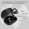 thumbnail image 2 of Talkbuds Translator, Qinux Talkbuds, Talk Buds Translator, 144 Languages & Accents, Ai Translation Earbuds Real Time for Travel Business Learning (2pcs-White), 2 of 8