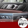 thumbnail image 1 of Carbon Fiber Style Car Interior Door Handle Frame Trim Accessories 4Pcs For X5 G05 2019 Auto Accessories (With heating), 1 of 5