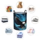 thumbnail image 4 of Fotbe Night Sky Forest Bald Eagle Cesto de Ropa con Asas, Cesto Impermeable de Gran Capacidad, Bolsa de Lavado para Dormitorio, Cesto de Ropa con Ruedas y Asas-Small, 4 of 6