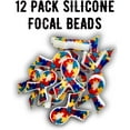 thumbnail image 3 of Lashicorn Autism Ribbon Puzzle Awareness Silicone Focal Bead  12 Pack for Freshie Hangers Beaded Pens 1.2 Wholesale Bulk Keychain Brushes, 3 of 6