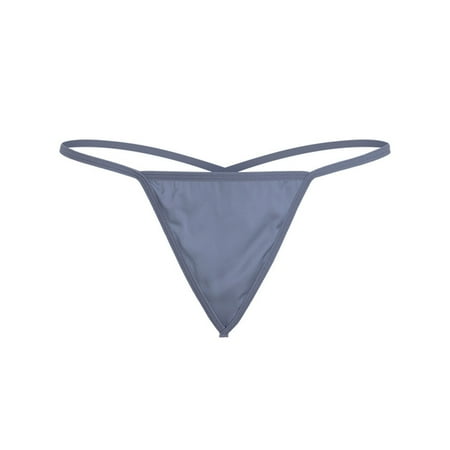 UKLSQMA Women s Sexy Lace Briefs Knickers Thongs Side Tie Panties Underwear for Women Plus Size Sexy Lingerie Gray Free Size