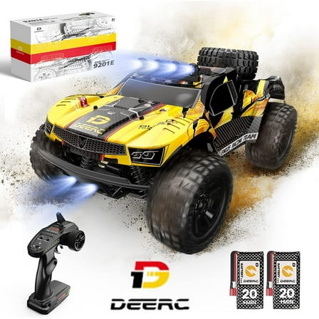 DEERC 9201E 1/10 RC Car 48 km/h 4x4 Off-Road Hobby Grade Toys Monster Crawler