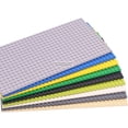 thumbnail image 3 of 4 piezas 16x32 placa base de doble cara 3857 compatible con accesorios de bloques de construcción clásicos MOC modelo ensamblaje placa base pieza 16x32 negro, 3 of 6