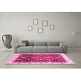 thumbnail image 3 of Ahgly Company Indoor Rectangle Oriental Pink Traditional Area Rugs, 7' x 9', 3 of 4